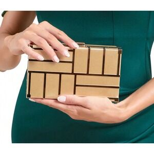 Minature Gold clutch evening‎ purse